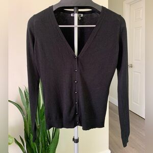 MNG by Mango Black V-neck Cardigan